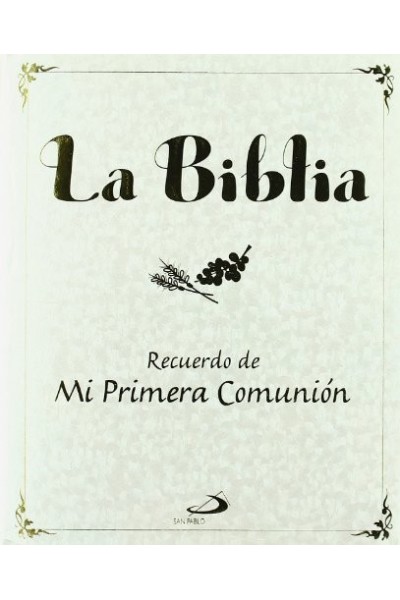 La Biblia Recuerdo De Mi Primera Comunión